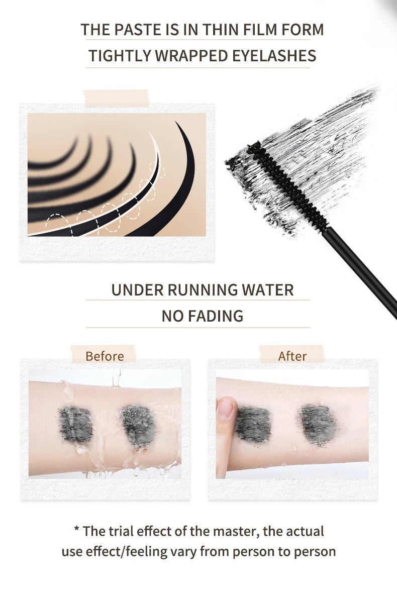 O' Cheal 3D Silk Fiber Mascara Volumizing & Lengthening Black Lash