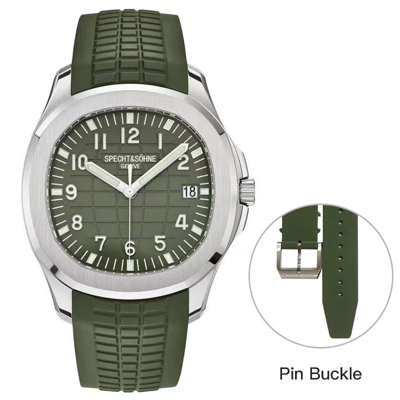 Specht & Shone Automatic Mechanical Sport Watch - Sapphire Crytal, Luminous 50M Waterproof
