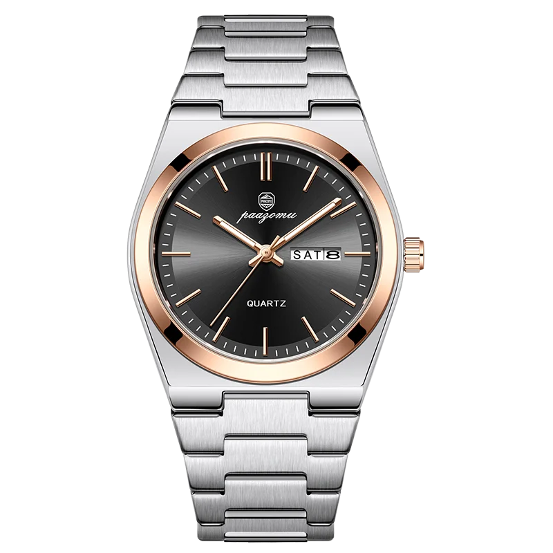 PAAZOMU Luxury Quartz Men's Watch Sport Waterproof Wristwatch