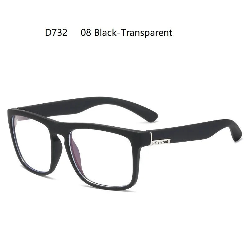 Fashion Square Polarized Sunglasses for Men- Vintage Designer UV400 Shades