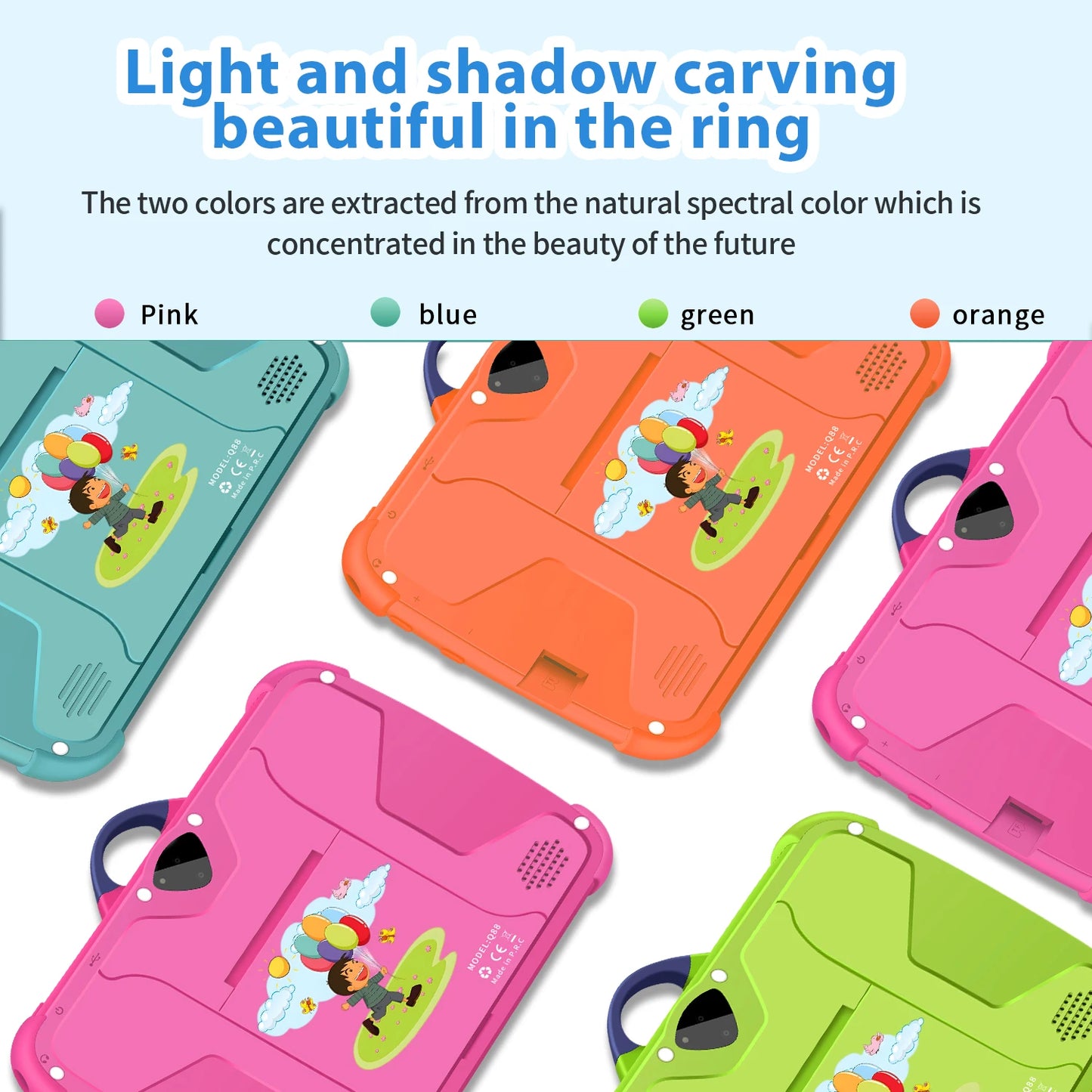 7-inch Kids Learning Tablet Android 13 4GB RAM 64GB ROM Education Table for Children