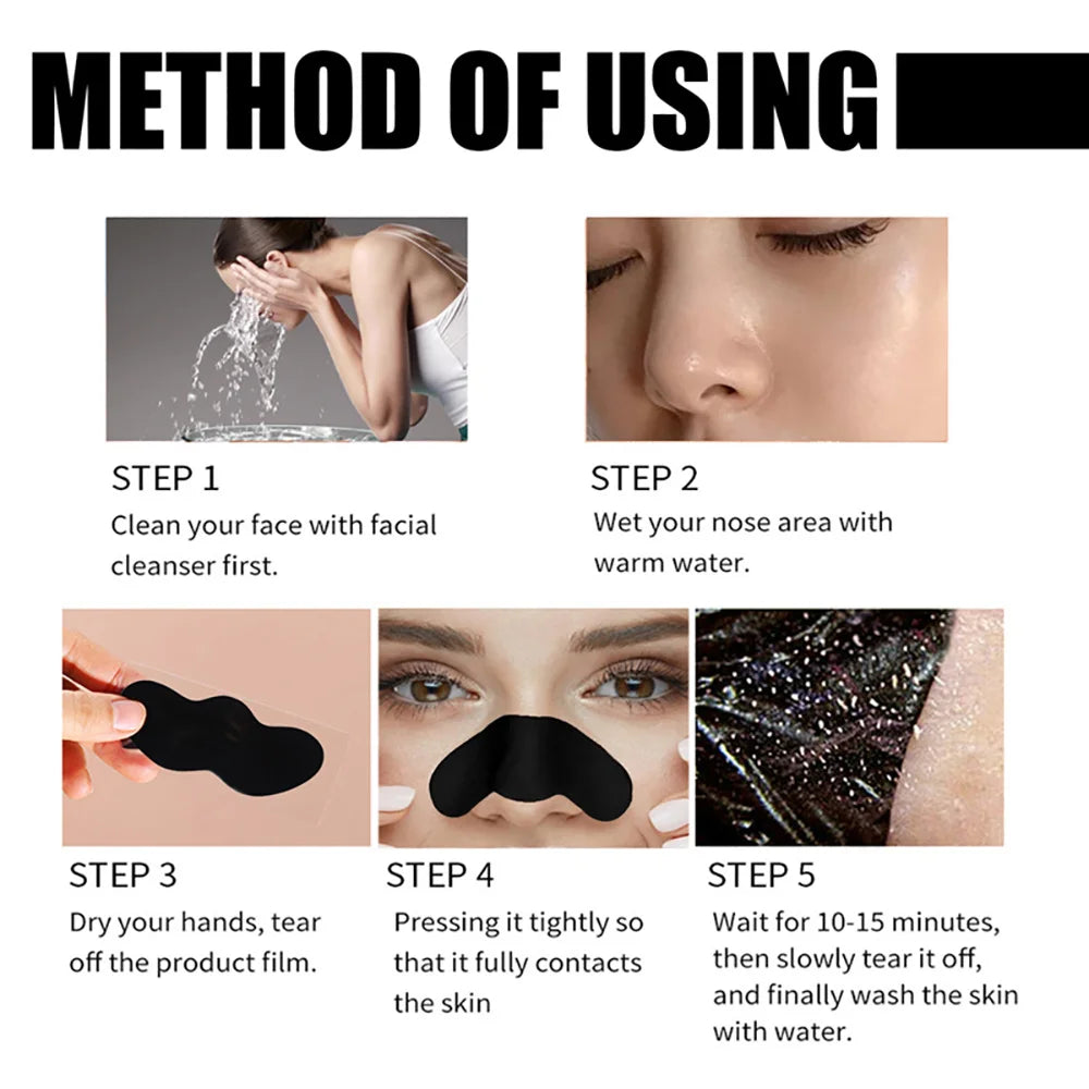 Nose Blackhead Remover Mask - Pore Cleansing & Acne Treatment Strips (10/20/100 PCS