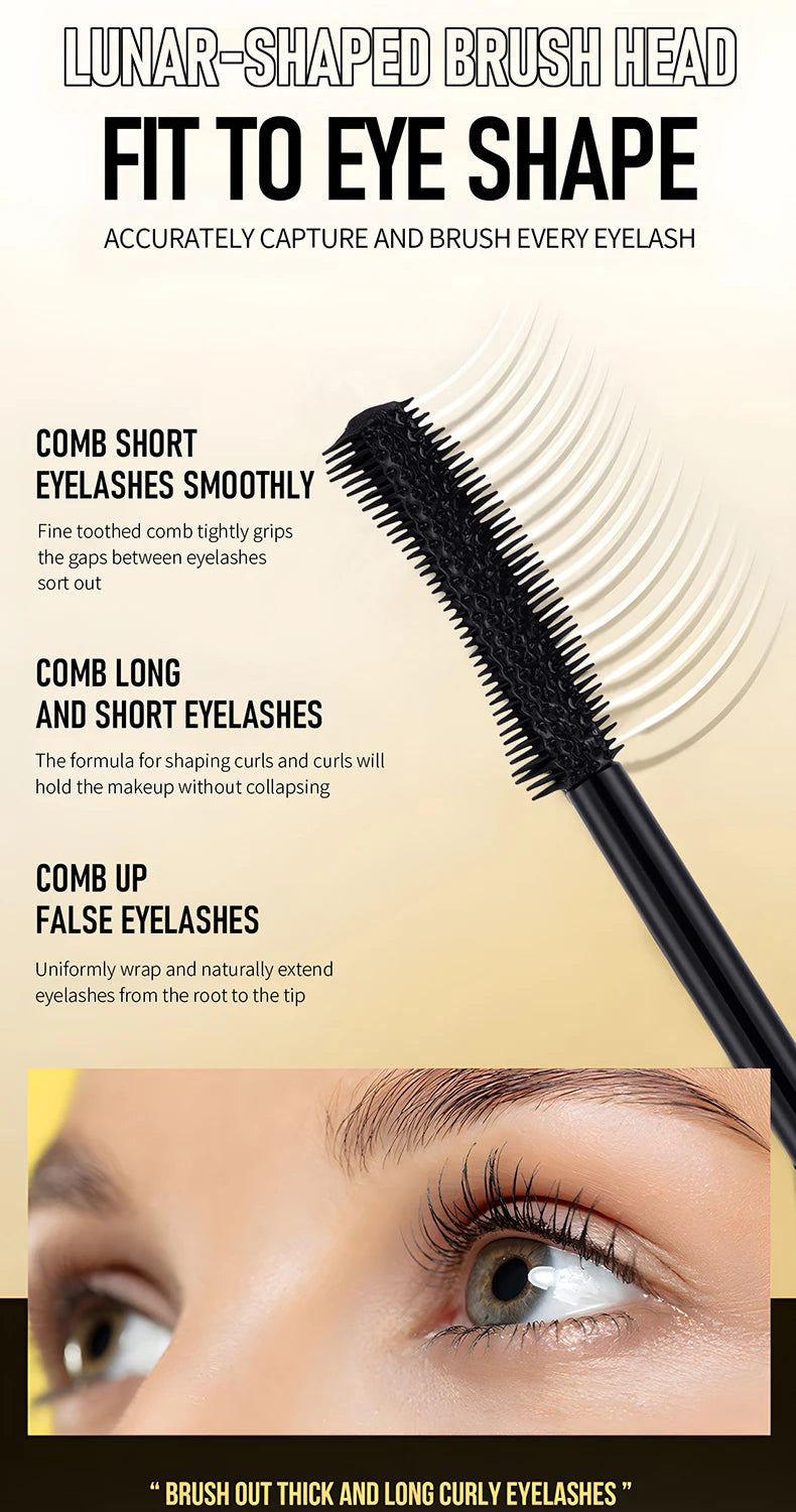 O' Cheal 3D Silk Fiber Mascara Volumizing & Lengthening Black Lash