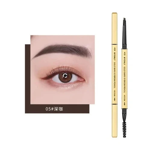 Waterproof Eyebrow Tattoo Pencil with Brush - Dark Coffee