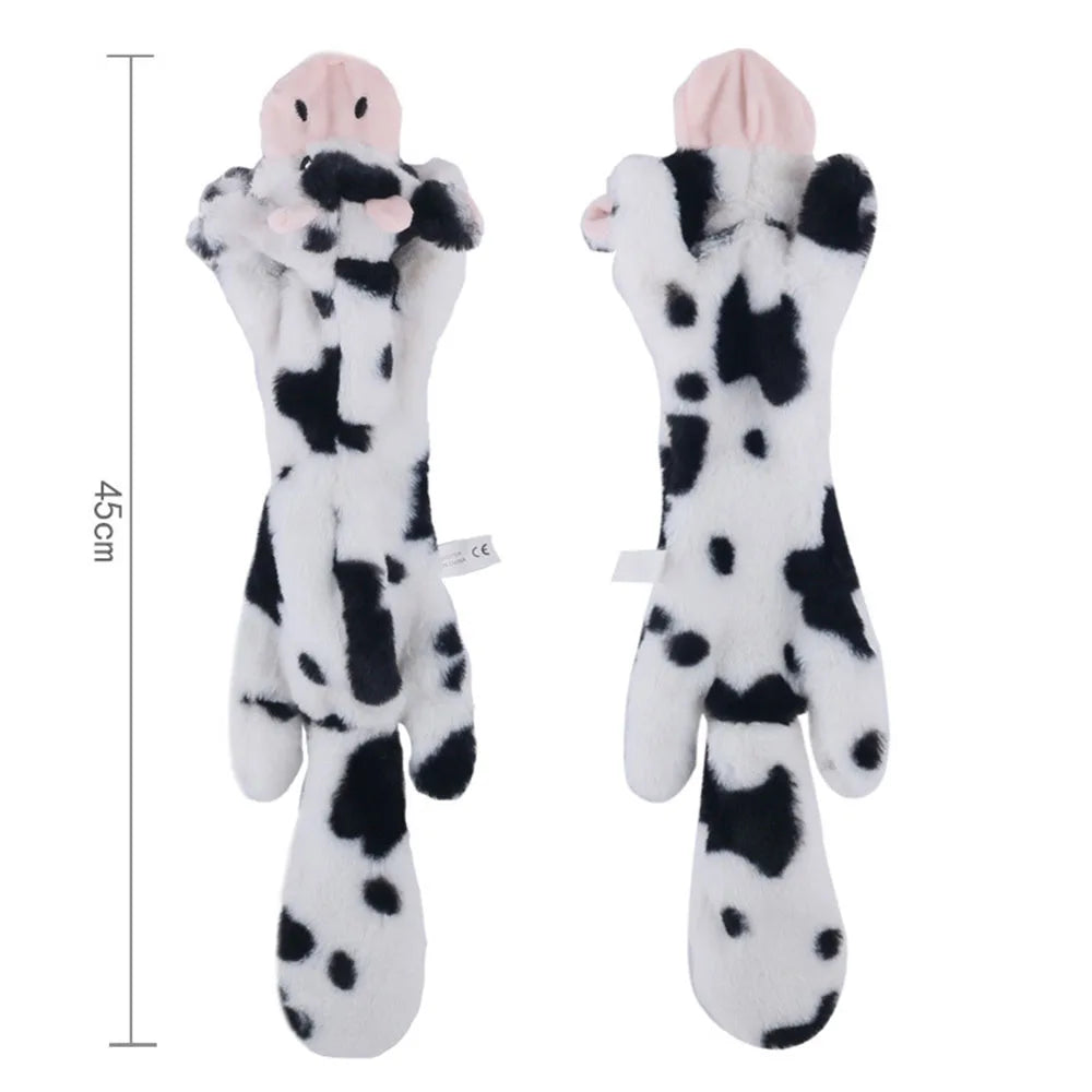 Funny Simulated Animal Plush Squeaky Dog Toy – Stuffingless Chew Toy for Dogs