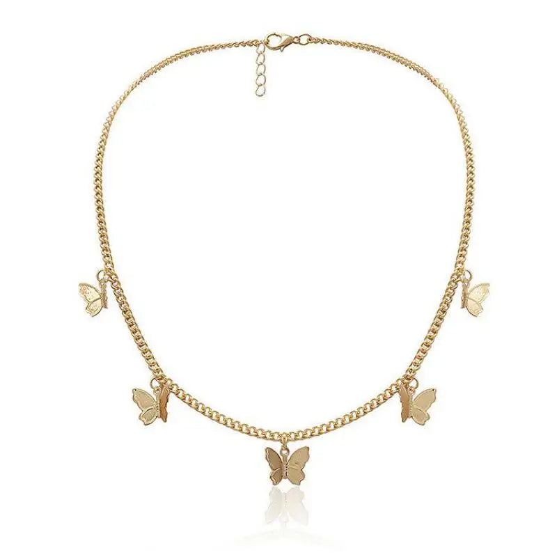 Crystal Zircon Water Drop Pendant Necklace - Invisible Chain Choker for Women