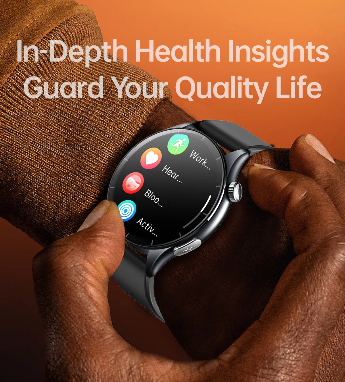 2025 Clinical Grade Laser Therapy Smartwatch - Blood Pressure Heart Rate Monitor