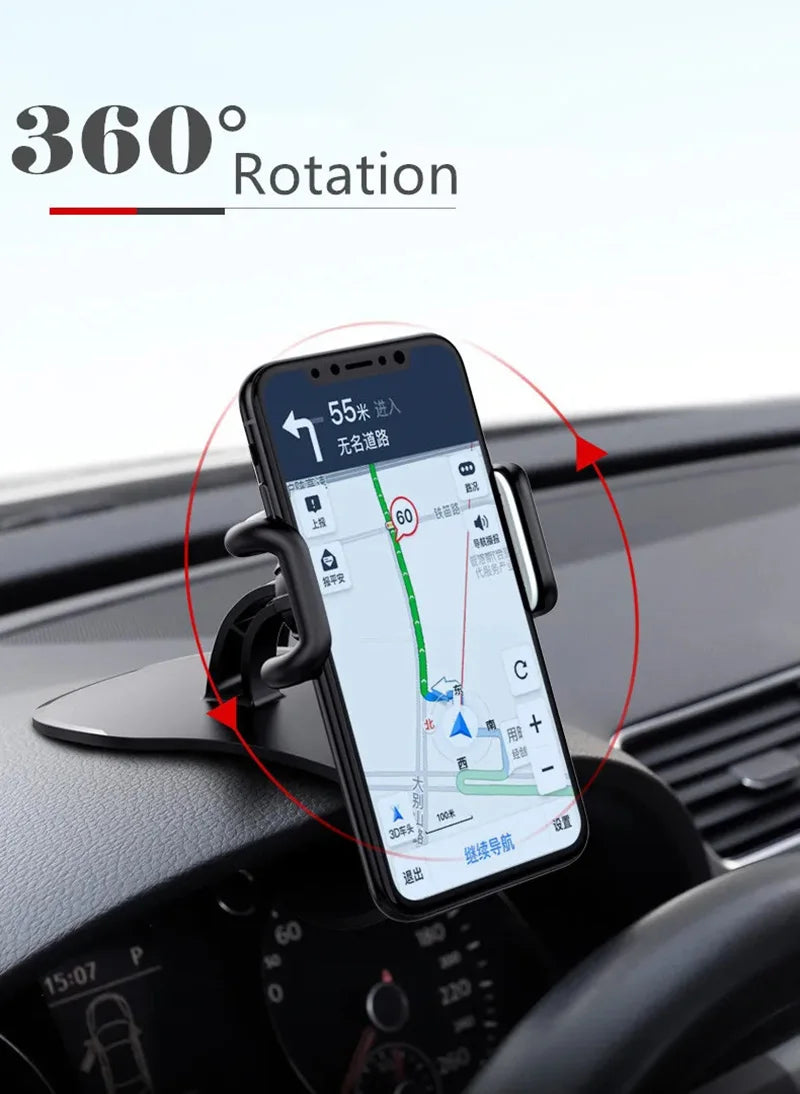 Car Phone Holder Mount- Auto Grip Dashboard Stand for iPhone and Android