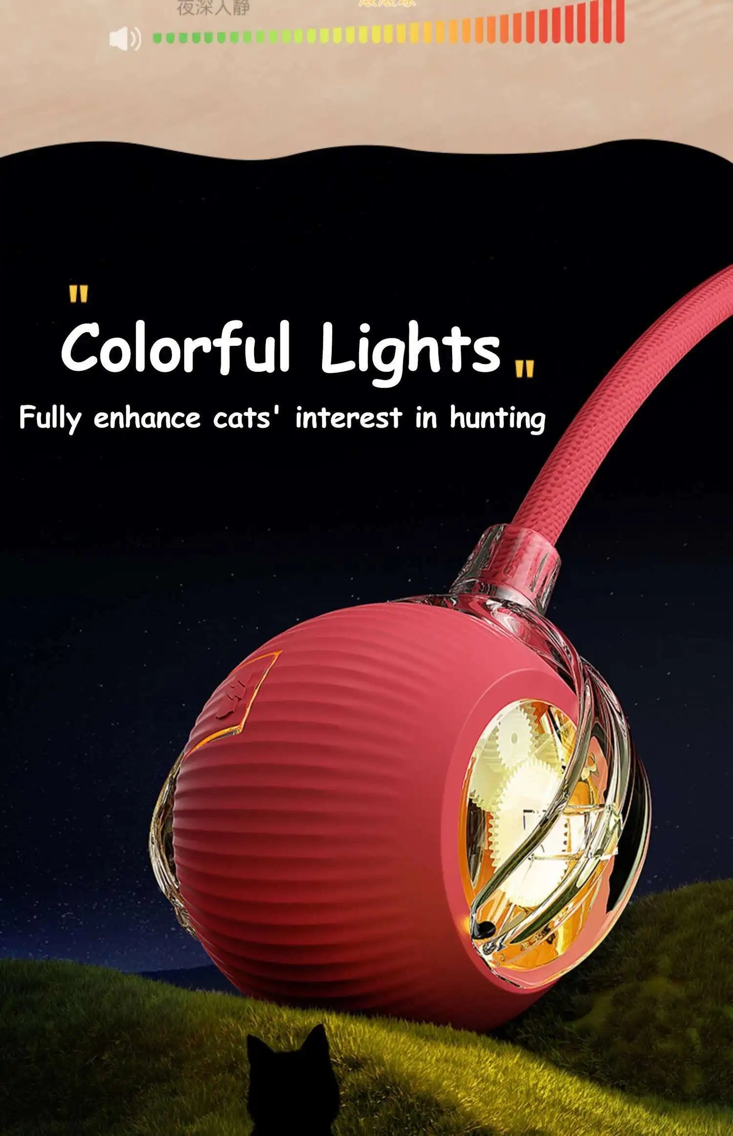 Smart Dog Interactive Ball Toy- Automatic Rolling Electric Ball for Dogs & Cats