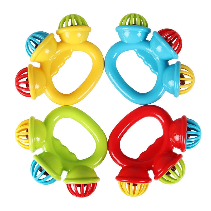 Baby Hand Rattle Ball Toy for Newborns 1-4 PCS