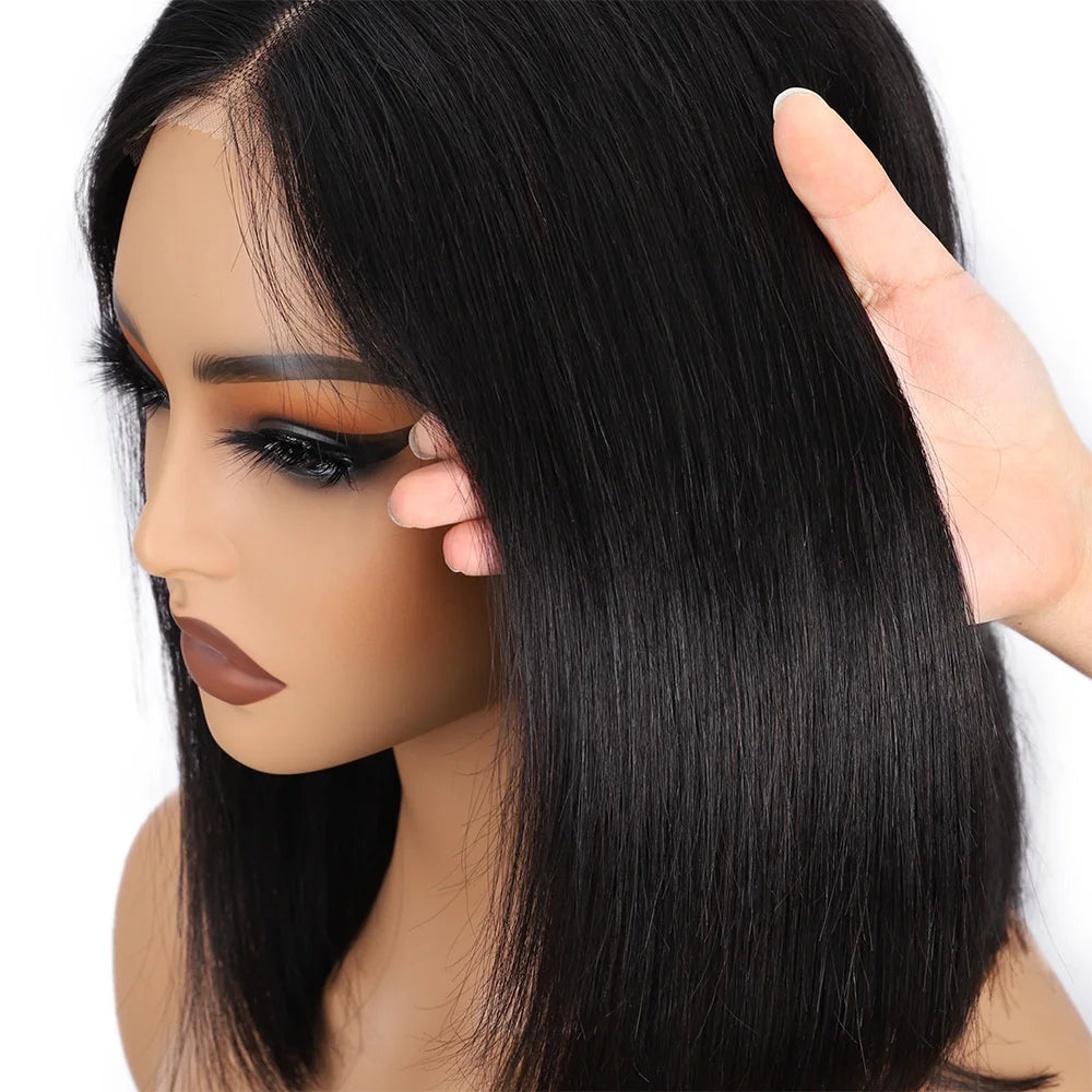Premium Glueless Bob Wig - Wear and Go Human Hair