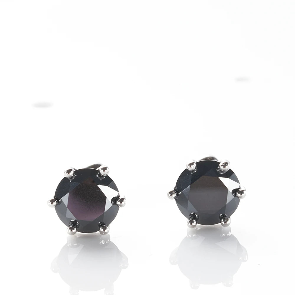 Moissanite Stud Earring - D Color 925 Sterling Silver for Women